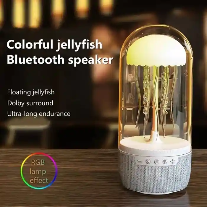 Max 113 Jellyfish Speaker with Colorful Octopus Smart Light Color Speaker Sound Instrument